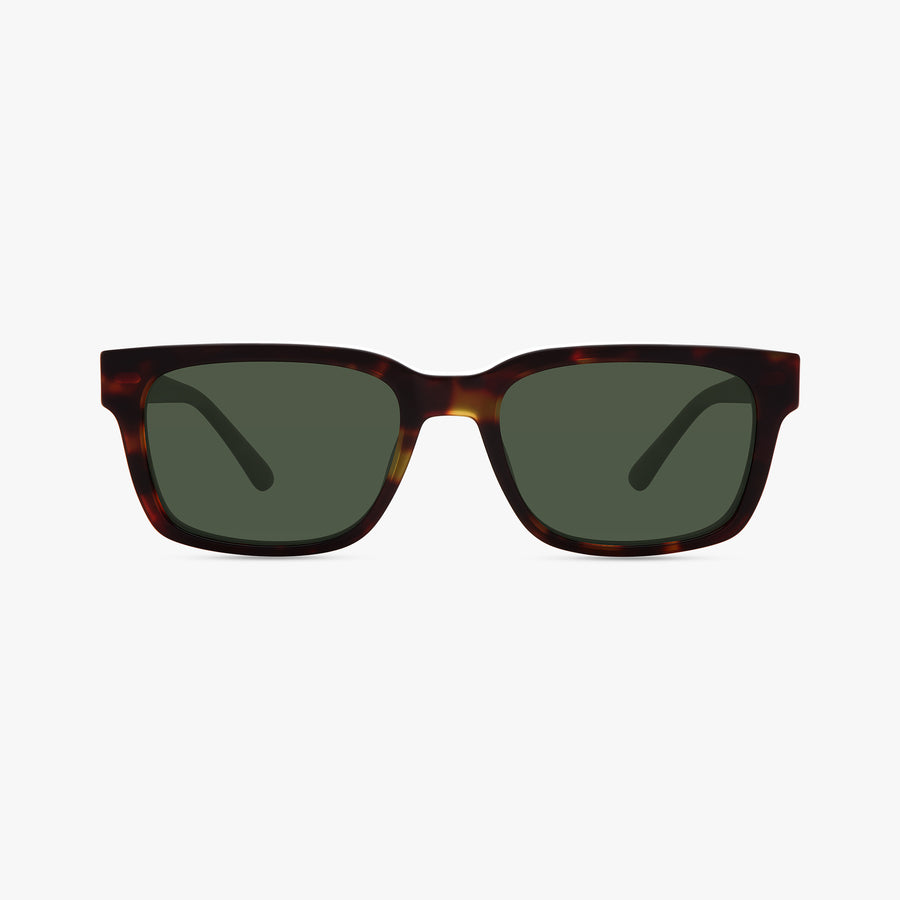 Eco Magnetic Clip Ons Lenses Russell Tortoise Brown Polarized 51-17-143 Magnetic Clip-On Sunglasses for Frames | Eco Eyewear main image 2